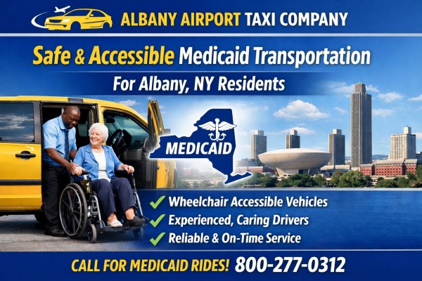 Albany Airport Taxi Company Announces Safe and Accessible Medicaid Transportation for Albany, NY Residents